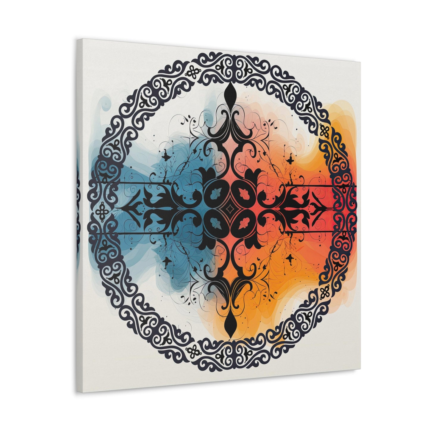 ASYLANA Kazakh Canvas Print Wrap Gallery Wall Art Home Decor with Ethnic Qazaq Patterns 102