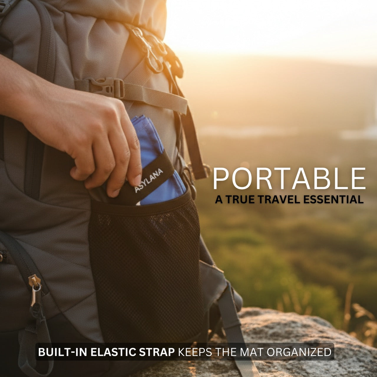 ASYLANA Islamic Small Pocket Prayer Mat –  Waterproof & Thin Travel Jainamaz