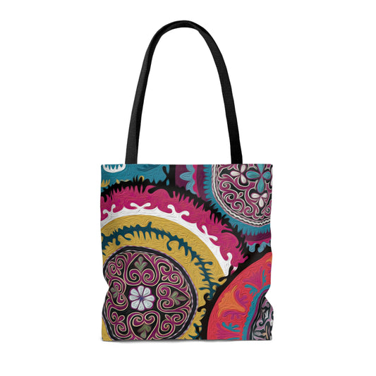 ASYLANA Tote Bag based on Qazaq Art with ethnic patterns of Central Asia Handbag 202