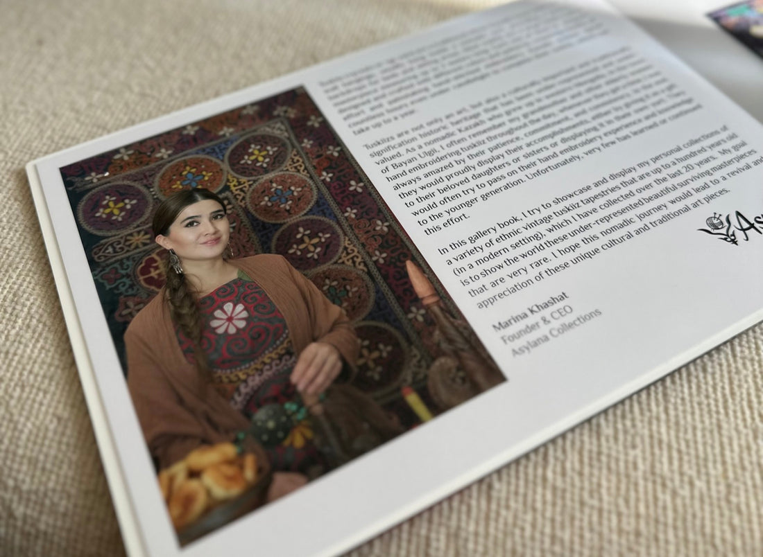 Asylana Collections: Championing the Cultural Legacy of Kazakh TUS KIIZ