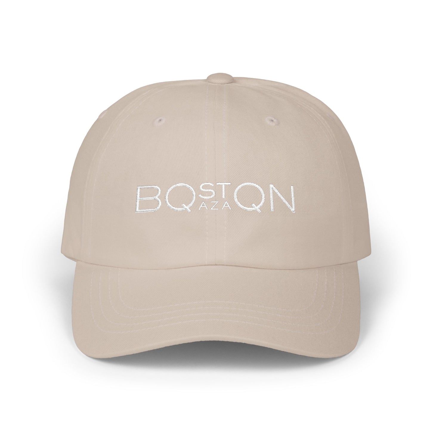 Embroidered Boston QAZAQ Classic Cap with Adjustable Strap