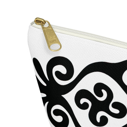 ASYLANA Accessory Pouch Bag for Cosmetics Jewelry Makeup and Travel with Kazakh Art and Design 516