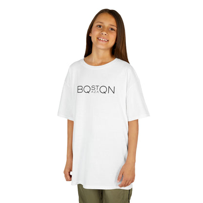 Kids Boston QAZAQ T-Shirt Kazakh Style Youth Tee for Boy or Girl