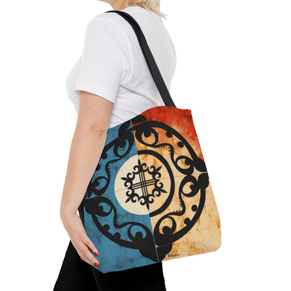 ASYLANA Tote Bag based on Qazaq Art with ethnic patterns 118