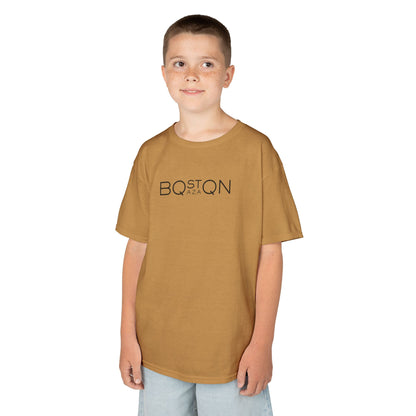 Kids Boston QAZAQ T-Shirt Kazakh Style Youth Tee for Boy or Girl