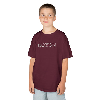 Kids Boston QAZAQ T-Shirt Kazakh Style Youth Tee for Boy or Girl