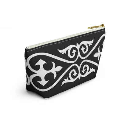 ASYLANA Accessory Pouch Bag for Cosmetics Jewelry Makeup and Travel with Kazakh Art and Design 515