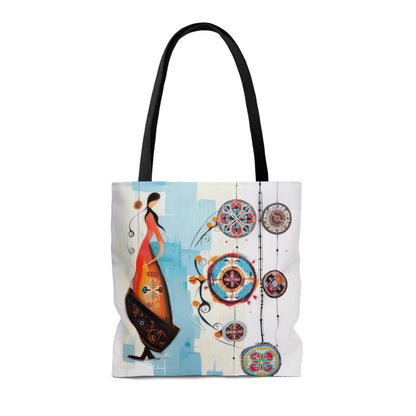 ASYLANA Tote Bag based on Qazaq Art with ethnic patterns 121