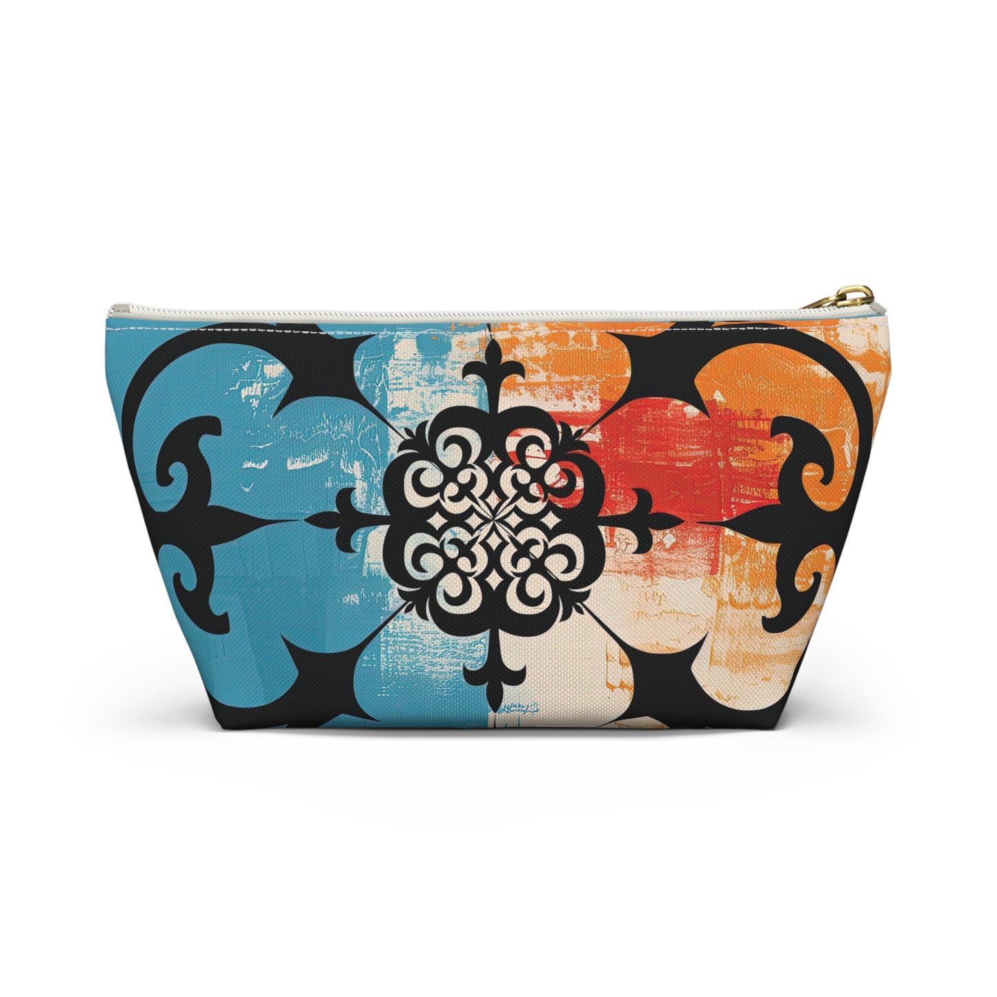 ASYLANA Accessory Pouch Bag for Cosmetics Jewelry Makeup and Travel with Kazakh Art and Design 520