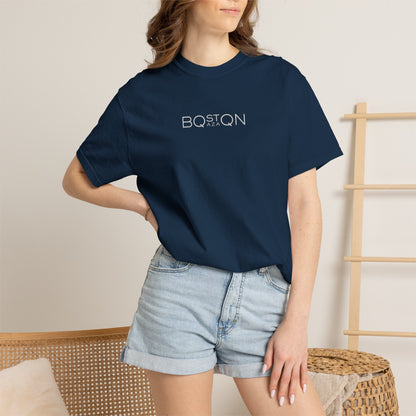Premium Boston QAZAQ Minimalist T-Shirt — Kazakh Style Unisex Tee - Excellent Gift
