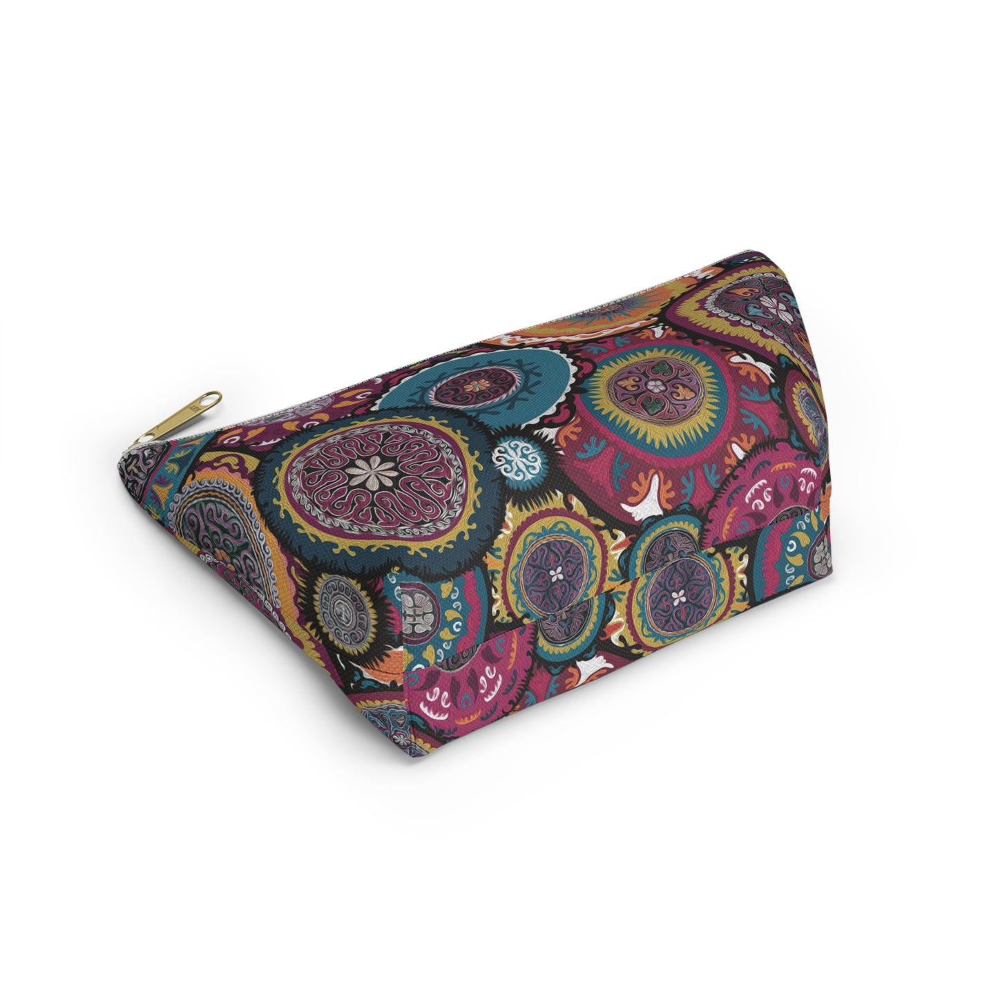 ASYLANA Accessory Pouch Bag for Cosmetics, Jewelry, Makeup, and Travel with Kazakh Art and Design 522