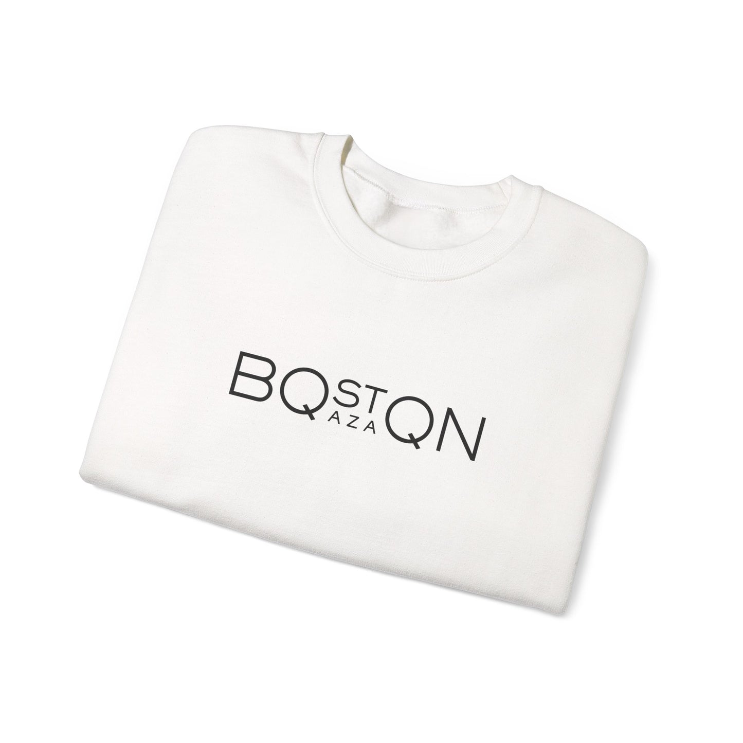 Boston Qazaq Minimalist Crewneck Sweatshirt Kazakh Style - Perfect Kazakhstan Gift