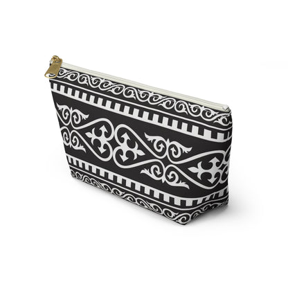 ASYLANA Accessory Pouch Bag for Cosmetics Jewelry Makeup and Travel with Kazakh Art and Design 514