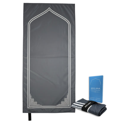 ASYLANA Travel Muslim Pocket Prayer Mat – Easy to Carry - Elastic Band