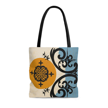 ASYLANA Tote Bag based on Qazaq Art with ethnic patterns 104