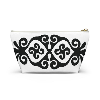 ASYLANA Accessory Pouch Bag for Cosmetics Jewelry Makeup and Travel with Kazakh Art and Design 516