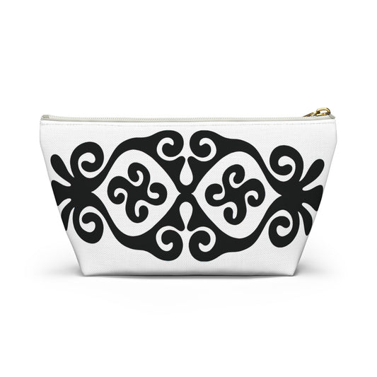 ASYLANA Accessory Pouch Bag for Cosmetics Jewelry Makeup and Travel with Kazakh Art and Design 516