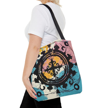 ASYLANA Tote Bag based on Qazaq Art with ethnic patterns 112