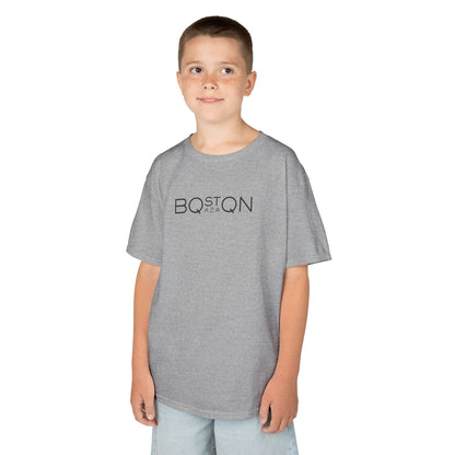 Kids Boston QAZAQ T-Shirt Kazakh Style Youth Tee for Boy or Girl