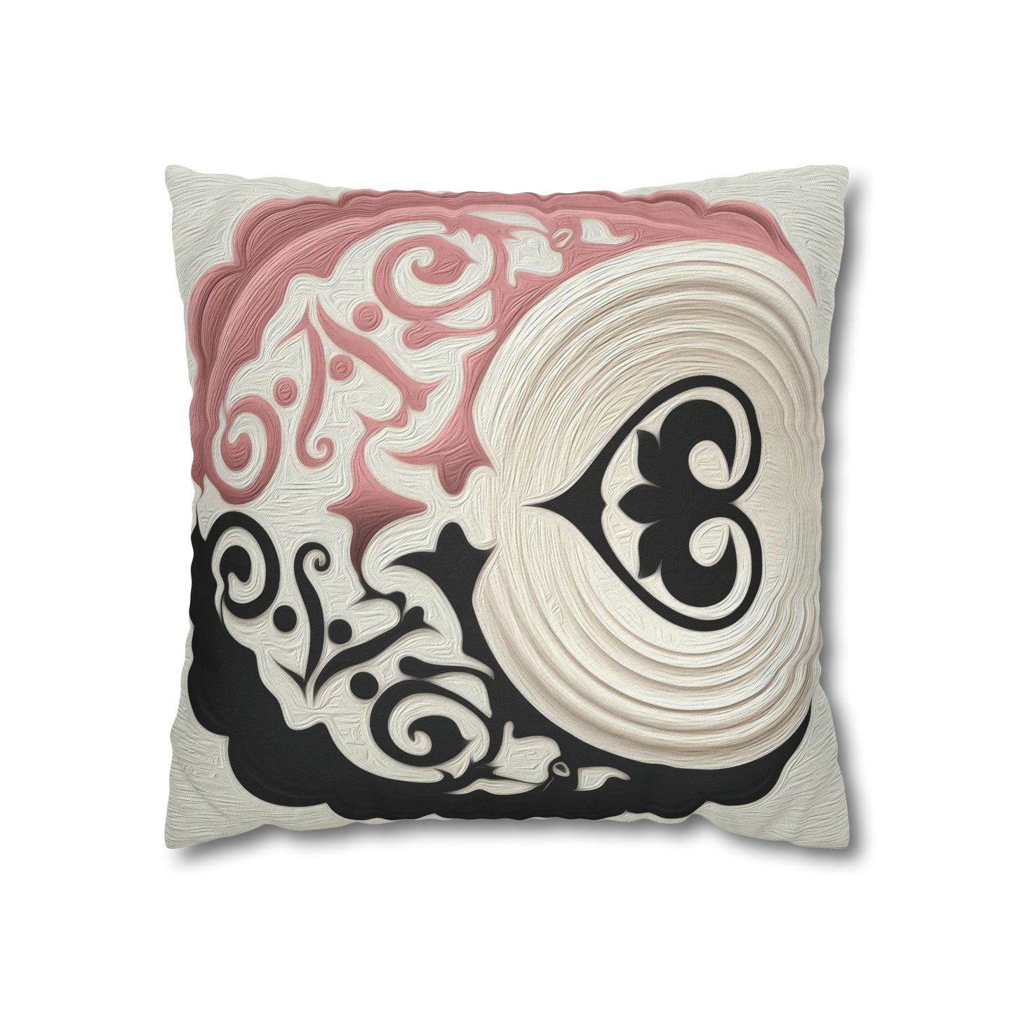 ASYLANA Square Pillow Case Cover with Kazakh Qazaq Art with Patterns 113