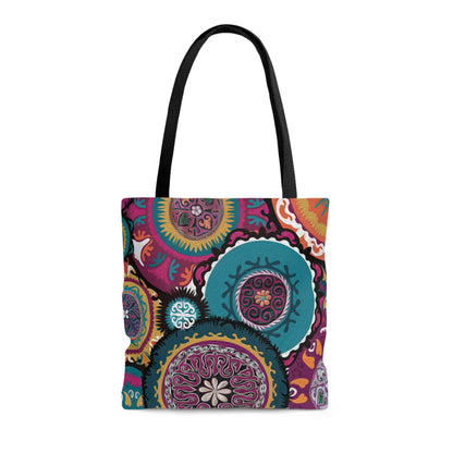 ASYLANA Tote Bag based on Qazaq ethnic art patterns of nomadic Central Asia and Kazakhstan handbag 206