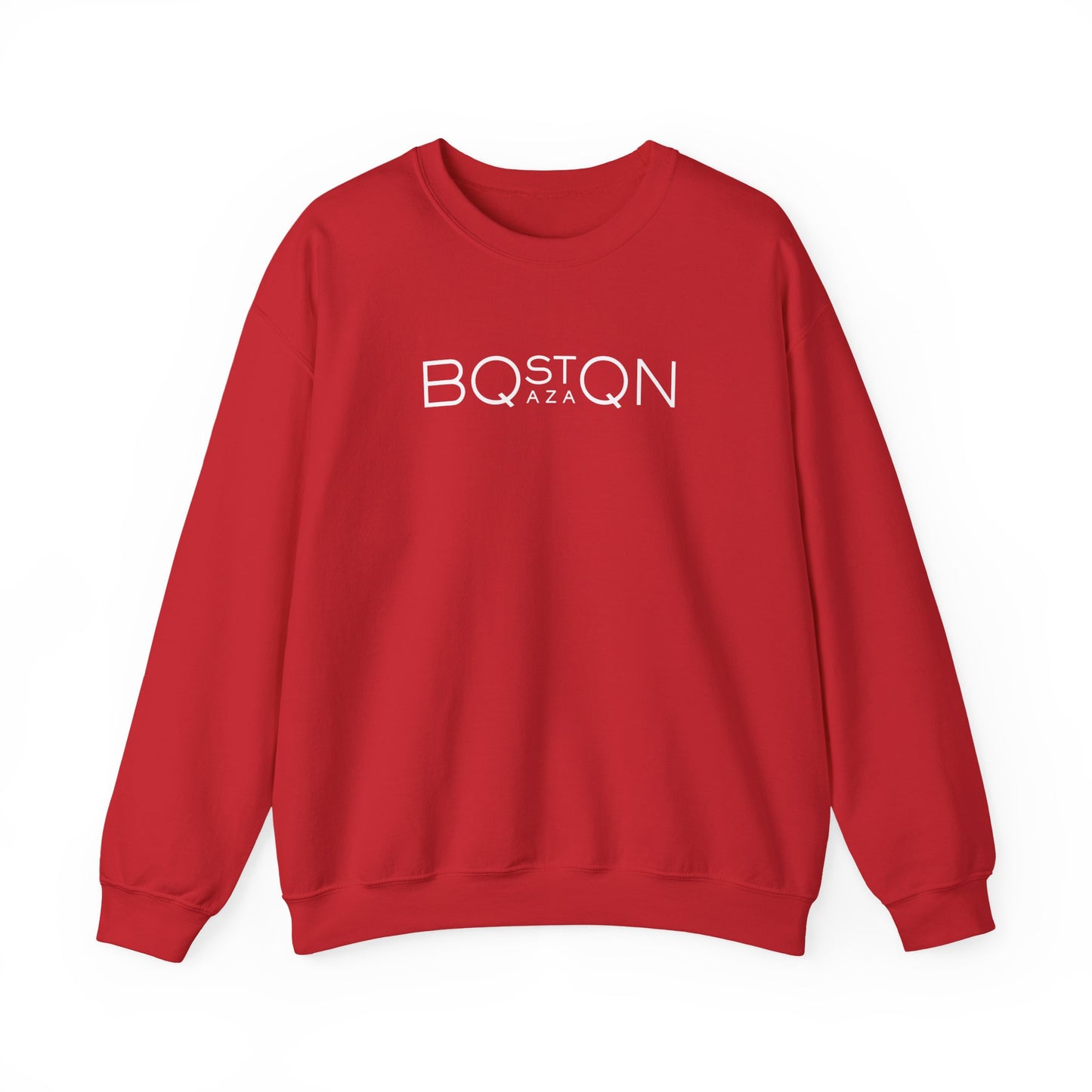 Boston Qazaq Minimalist Crewneck Sweatshirt Kazakh Style - Perfect Kazakhstan Gift