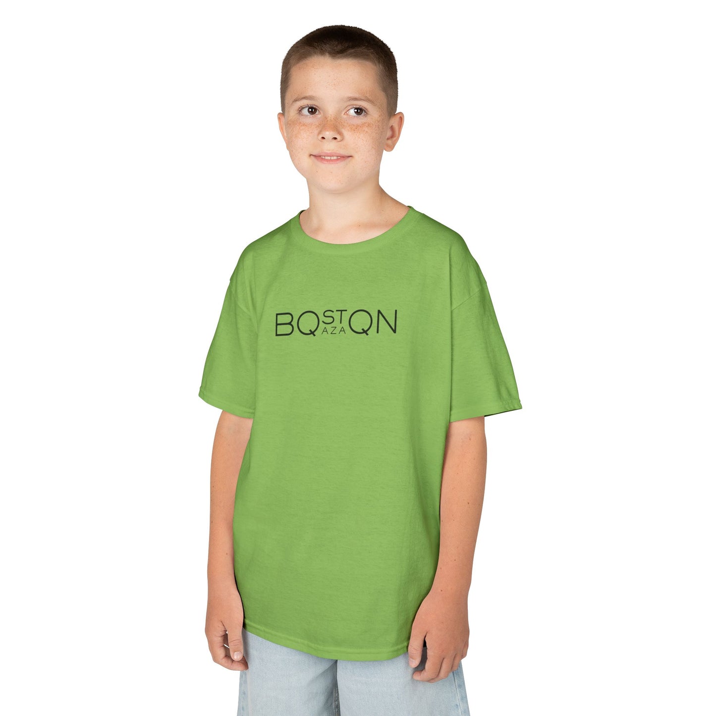 Kids Boston QAZAQ T-Shirt Kazakh Style Youth Tee for Boy or Girl
