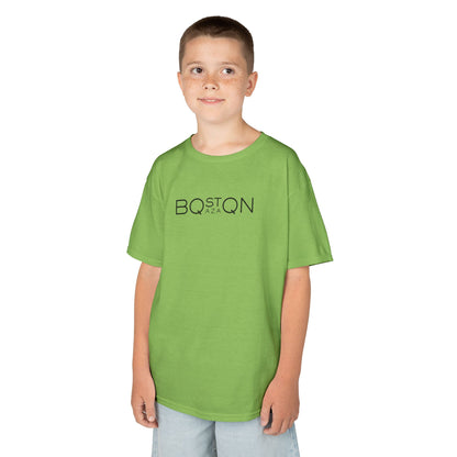Kids Boston QAZAQ T-Shirt Kazakh Style Youth Tee for Boy or Girl