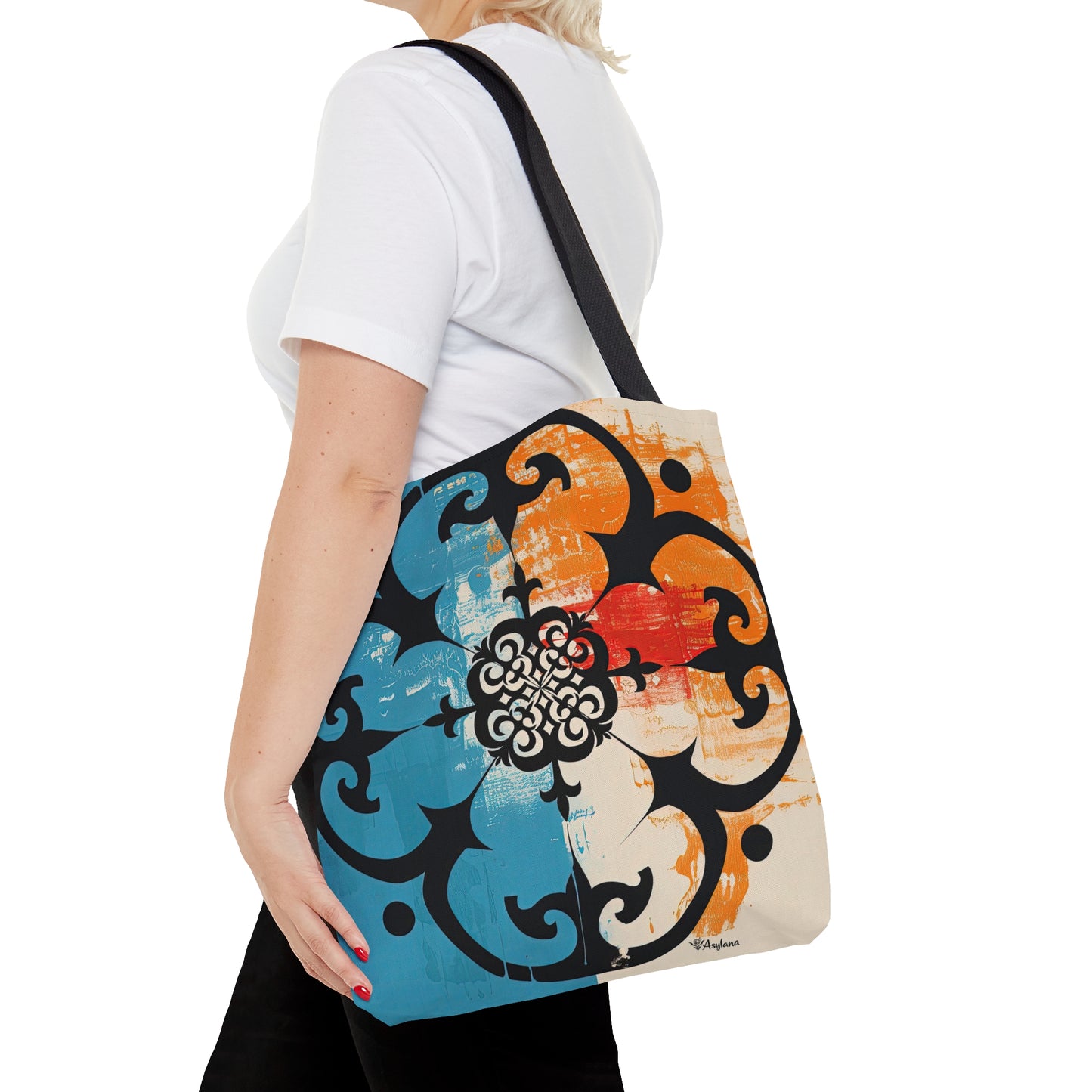 ASYLANA Tote Bag based on Qazaq Art with ethnic patterns 105