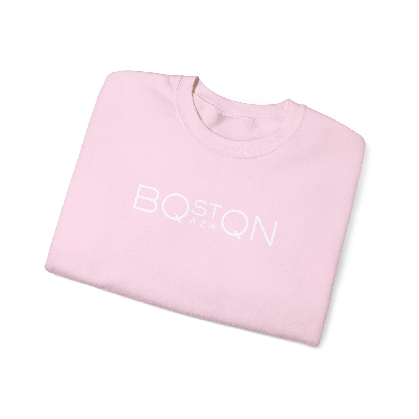 Boston Qazaq Minimalist Crewneck Sweatshirt Kazakh Style - Perfect Kazakhstan Gift