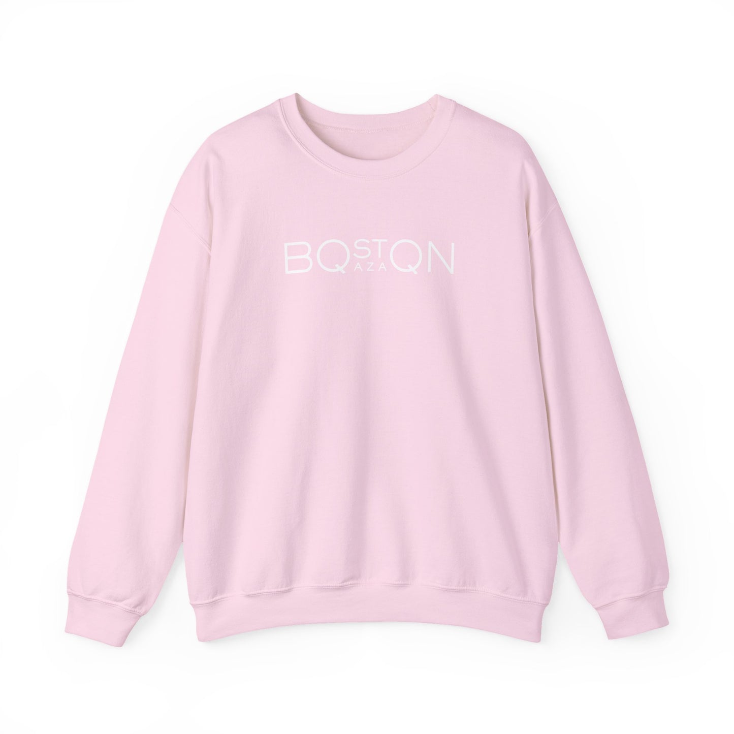 Boston Qazaq Minimalist Crewneck Sweatshirt Kazakh Style - Perfect Kazakhstan Gift