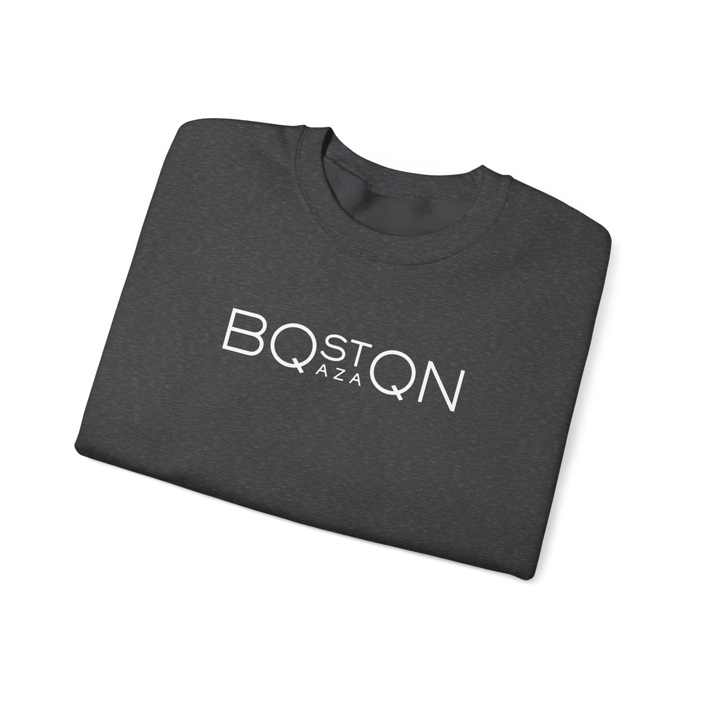 Boston Qazaq Minimalist Crewneck Sweatshirt Kazakh Style - Perfect Kazakhstan Gift