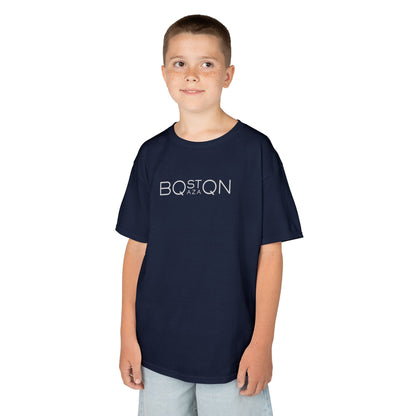 Kids Boston QAZAQ T-Shirt Kazakh Style Youth Tee for Boy or Girl