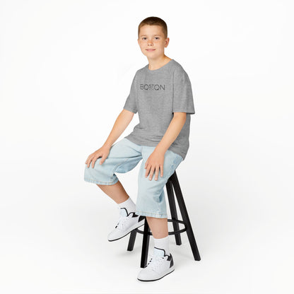 Kids Boston QAZAQ T-Shirt Kazakh Style Youth Tee for Boy or Girl