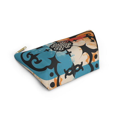 ASYLANA Accessory Pouch Bag for Cosmetics Jewelry Makeup and Travel with Kazakh Art and Design 520