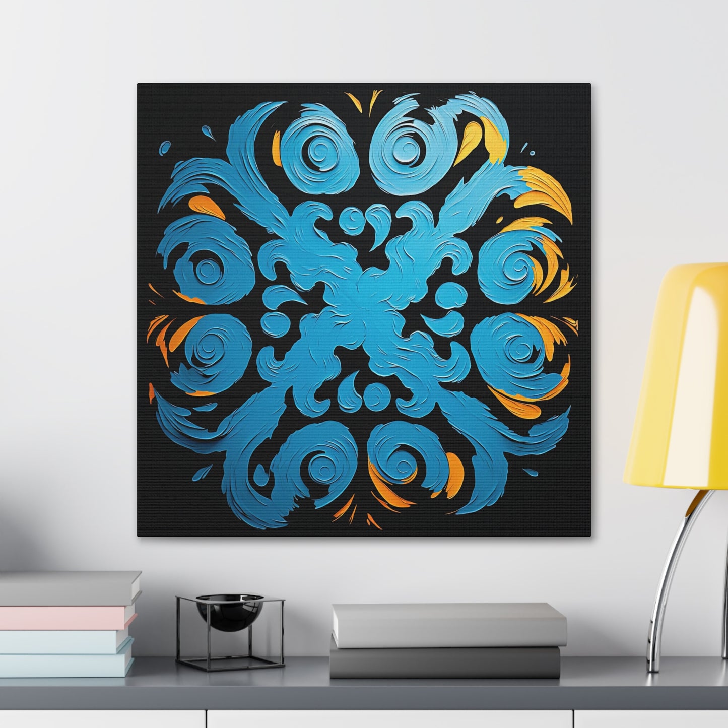 ASYLANA Kazakh Canvas Print Wrap Gallery Wall Art with Traditional Authentic Kazakh Ornaments 106