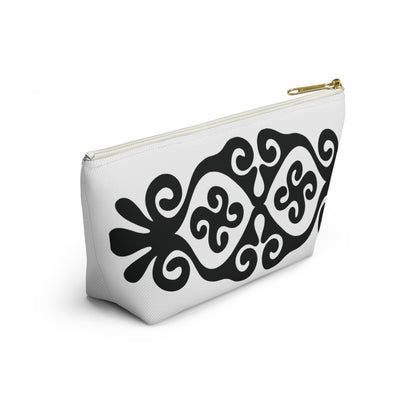 ASYLANA Accessory Pouch Bag for Cosmetics Jewelry Makeup and Travel with Kazakh Art and Design 516