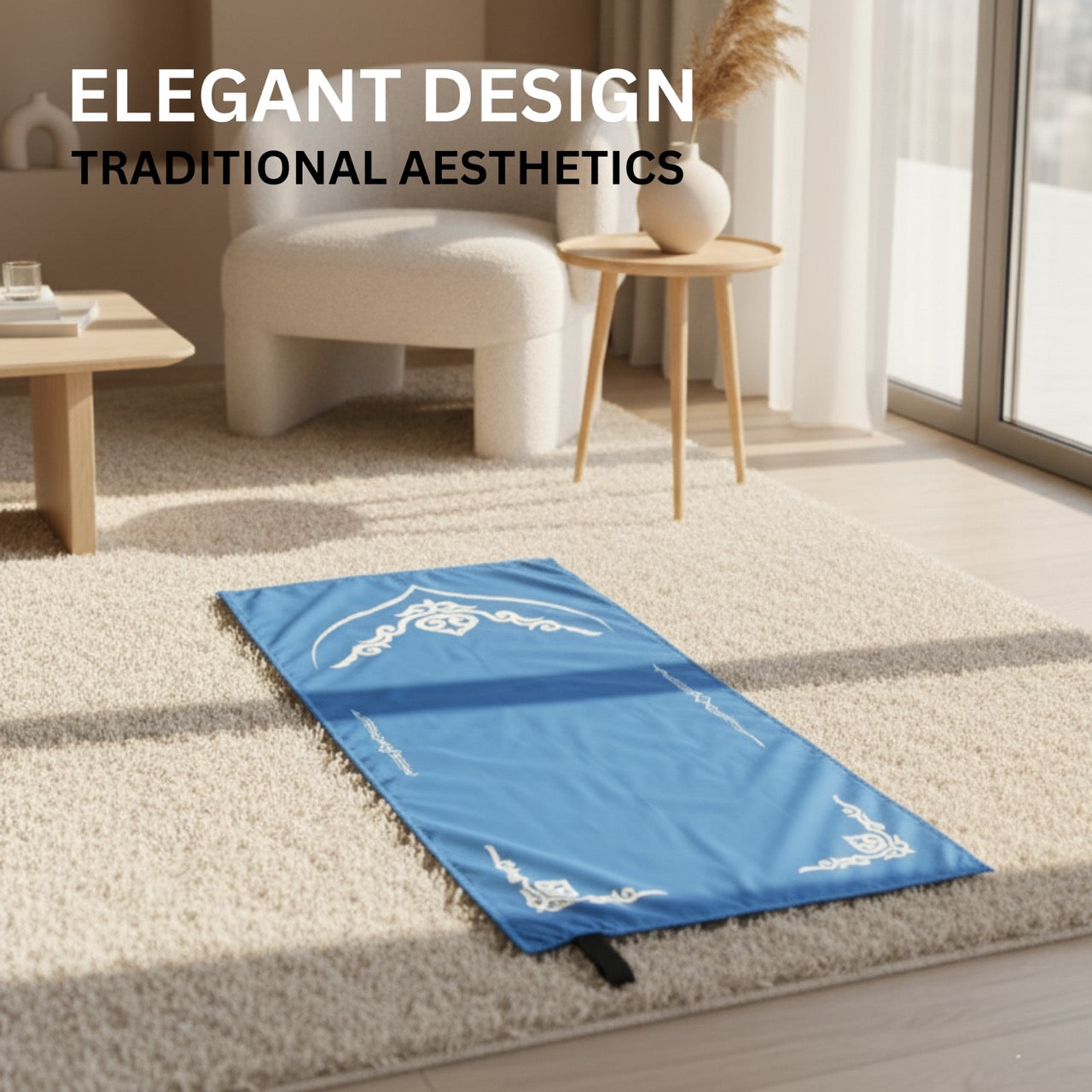 ASYLANA Portable Islamic Pocket Prayer Mat – Waterproof