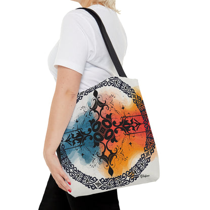 ASYLANA Tote Bag based on Qazaq Art with ethnic patterns 102