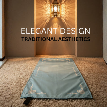 ASYLANA Compact Foldable Pocket Prayer Mat – Thin Lightweight Waterproof Janamaz - Ideal for Travel