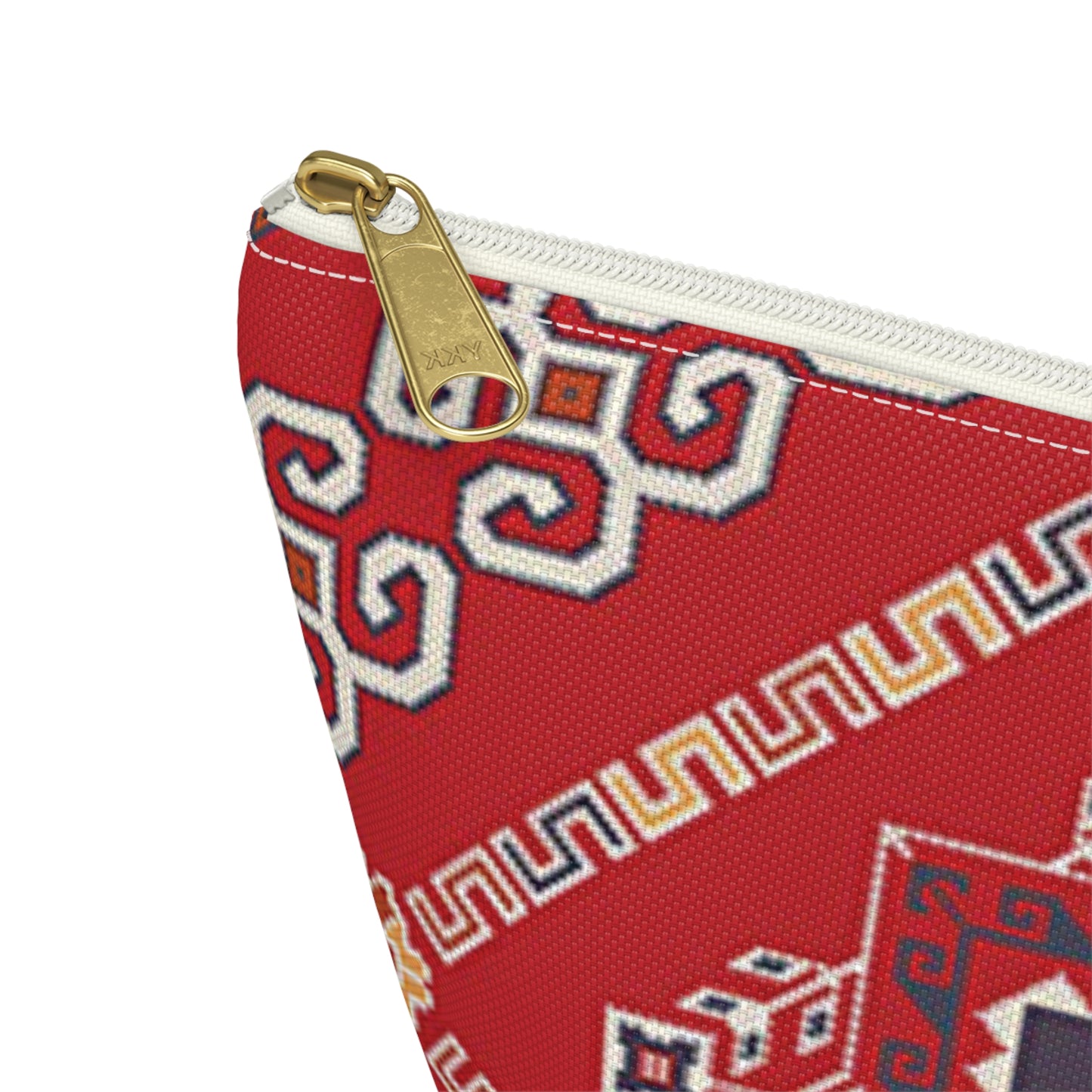 ASYLANA Accessory Pouch Bag for Cosmetics Jewelry Makeup and Travel with Kazakh Art and Design 518