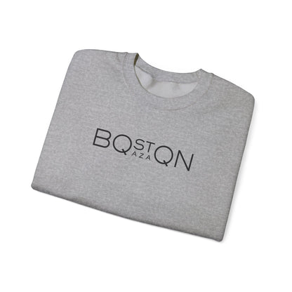 Boston Qazaq Minimalist Crewneck Sweatshirt Kazakh Style - Perfect Kazakhstan Gift