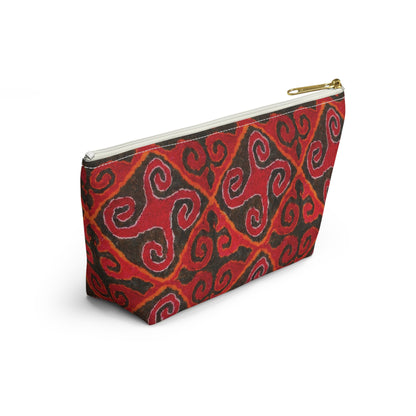 ASYLANA Accessory Pouch Bag for Cosmetics Jewelry Makeup and Travel with Kazakh Art and Design 511