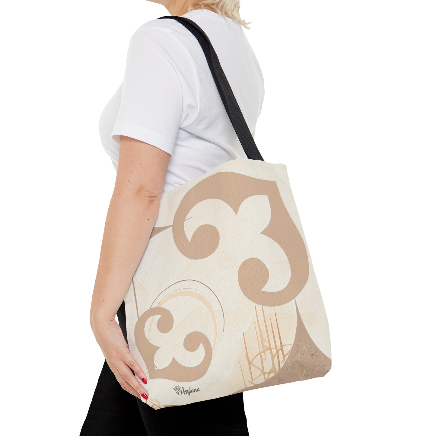 ASYLANA Tote Bag based on Qazaq ethnic art patterns of nomadic Central Asia and Kazakhstan handbag 230