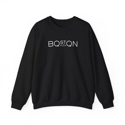 Boston Qazaq Minimalist Crewneck Sweatshirt Kazakh Style - Perfect Kazakhstan Gift