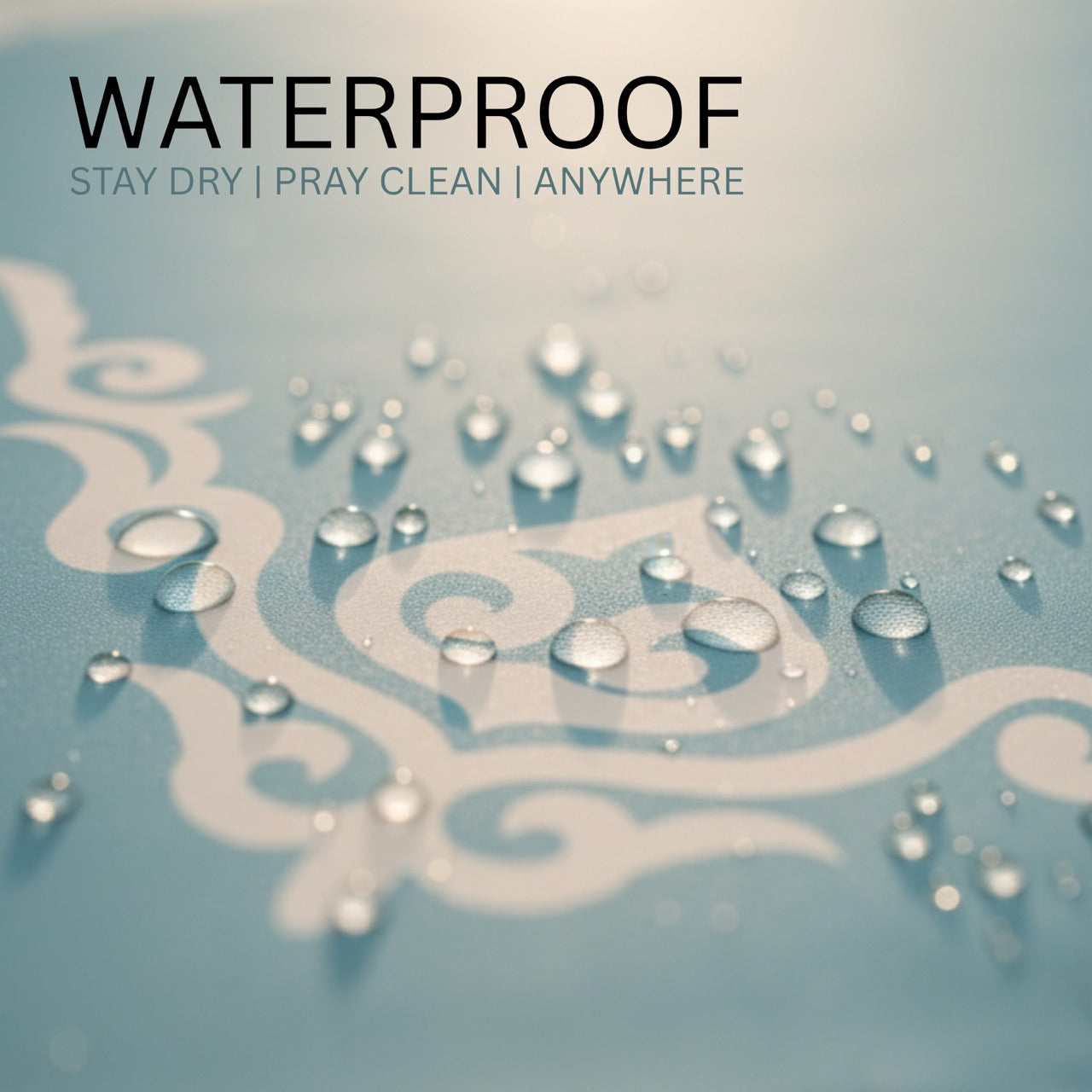 ASYLANA Compact Foldable Pocket Prayer Mat – Thin Lightweight Waterproof Janamaz - Ideal for Travel