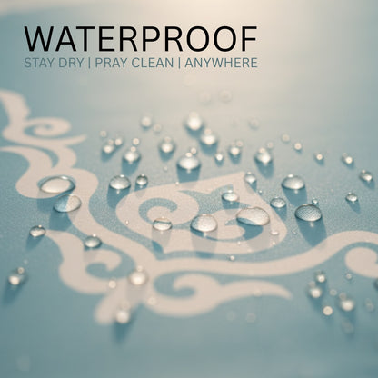 ASYLANA Compact Foldable Pocket Prayer Mat – Thin Lightweight Waterproof Janamaz - Ideal for Travel