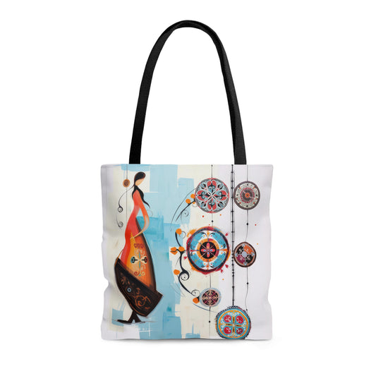 ASYLANA Tote Bag based on Qazaq Art with ethnic patterns 121