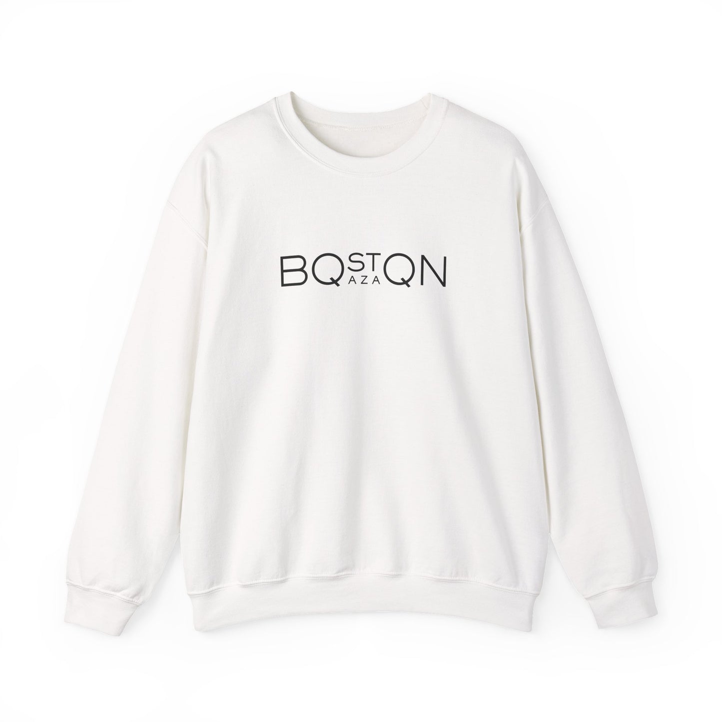 Boston Qazaq Minimalist Crewneck Sweatshirt Kazakh Style - Perfect Kazakhstan Gift