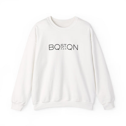 Boston Qazaq Minimalist Crewneck Sweatshirt Kazakh Style - Perfect Kazakhstan Gift